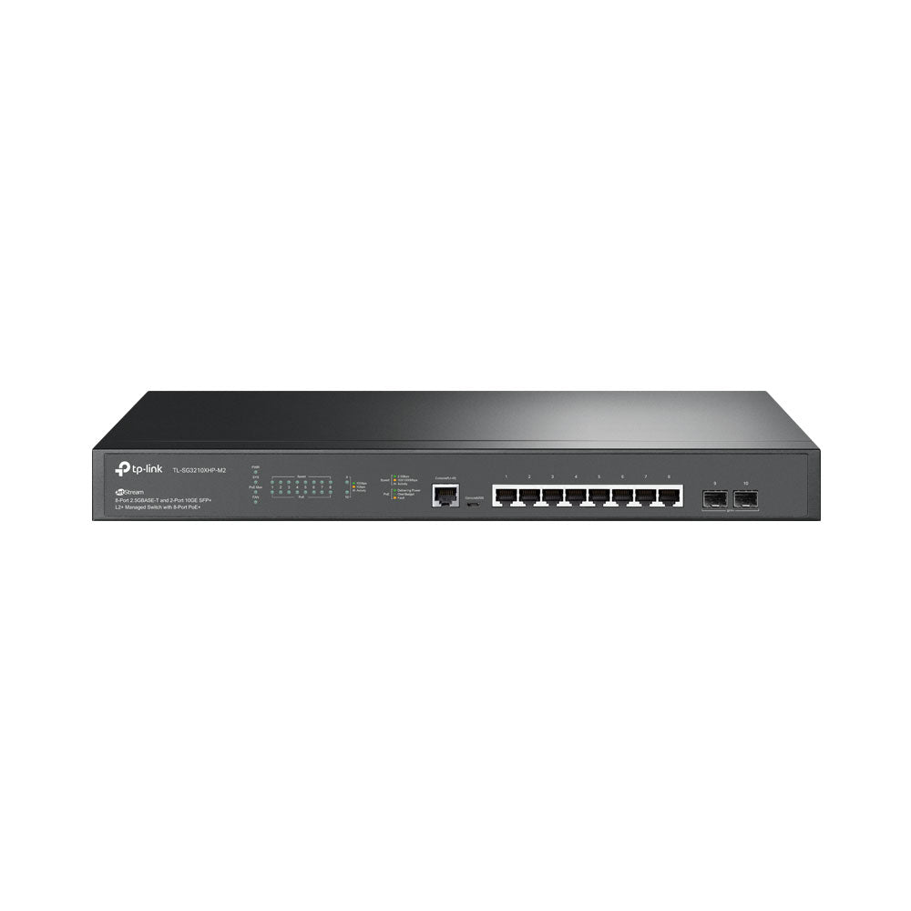 TP-LINK 8-PORT JETSTREAM 2.5BASE - T AND 2 –