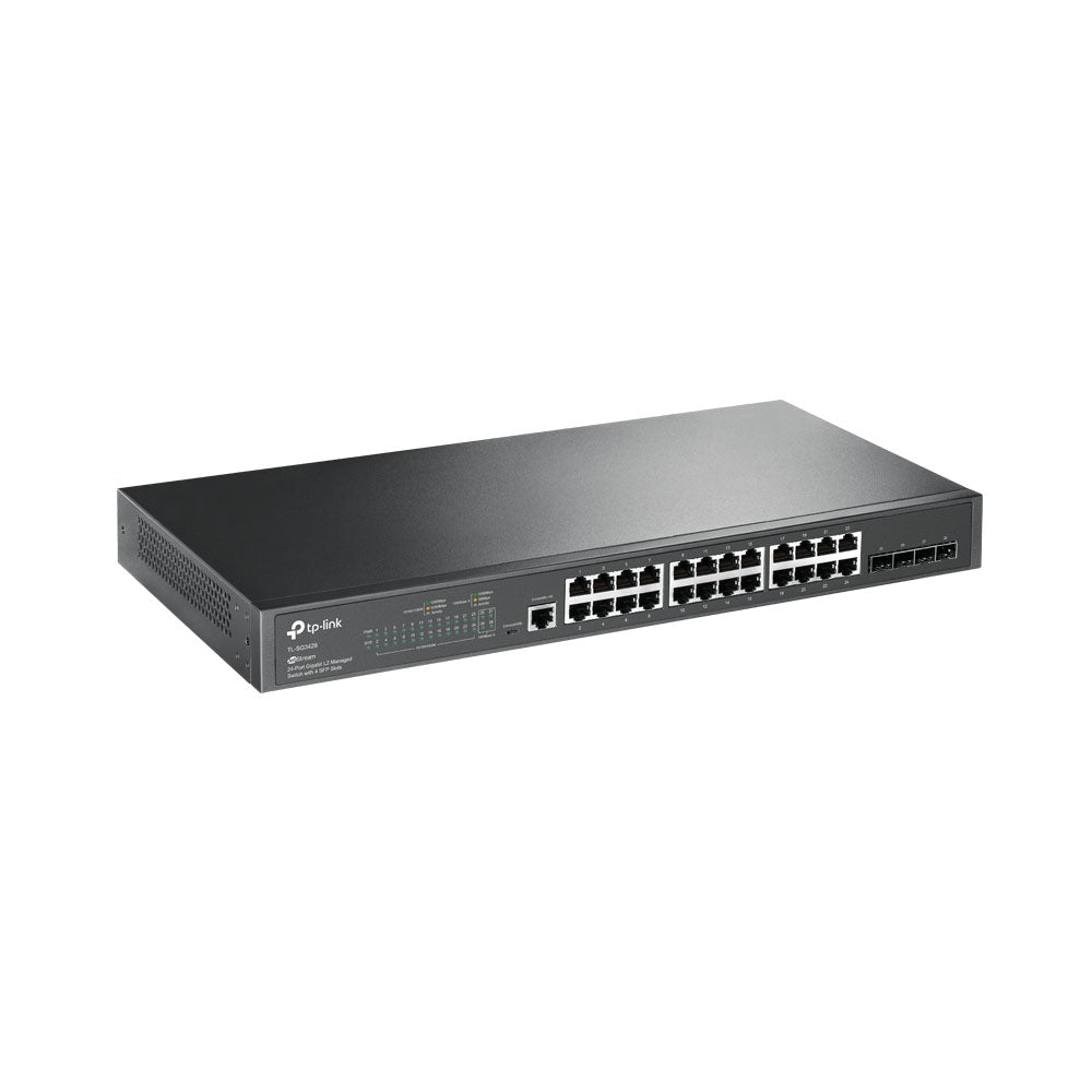TP-LINK 24-PORT GBE, 4SFP OMADA CLOUD SWITCH