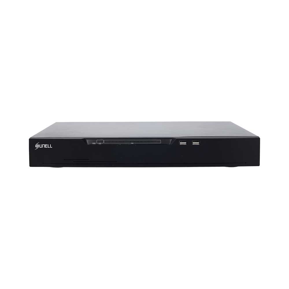 SUNELL NVR 16CH, 2 BAY, 1X LAN, H.265