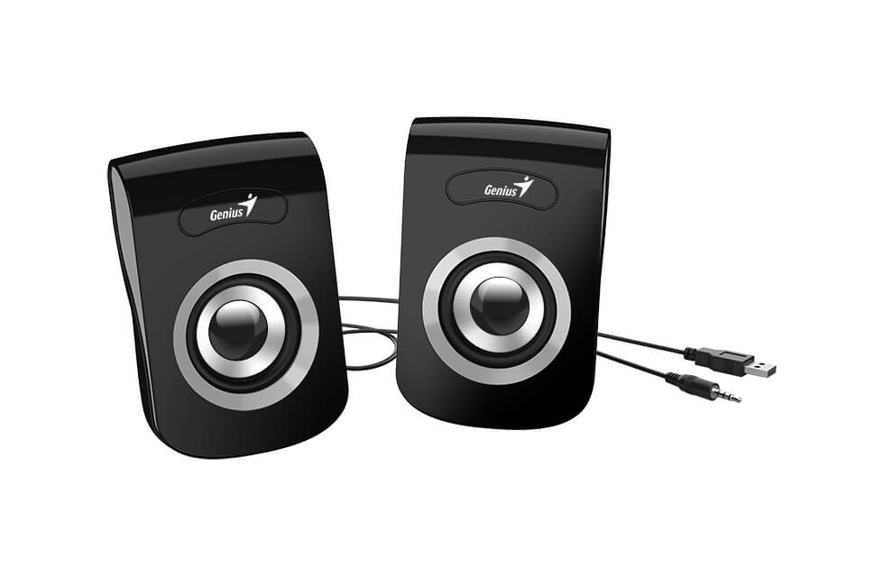 SP-Q180 2.0 Multimedia Loud Stereo USB Speakers