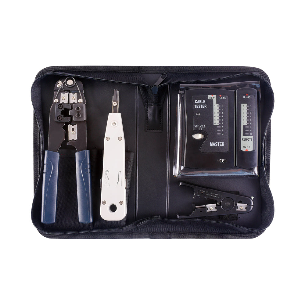 SPROTEK 4-PIECE NETWORK TOOL KIT (STK-7909)..