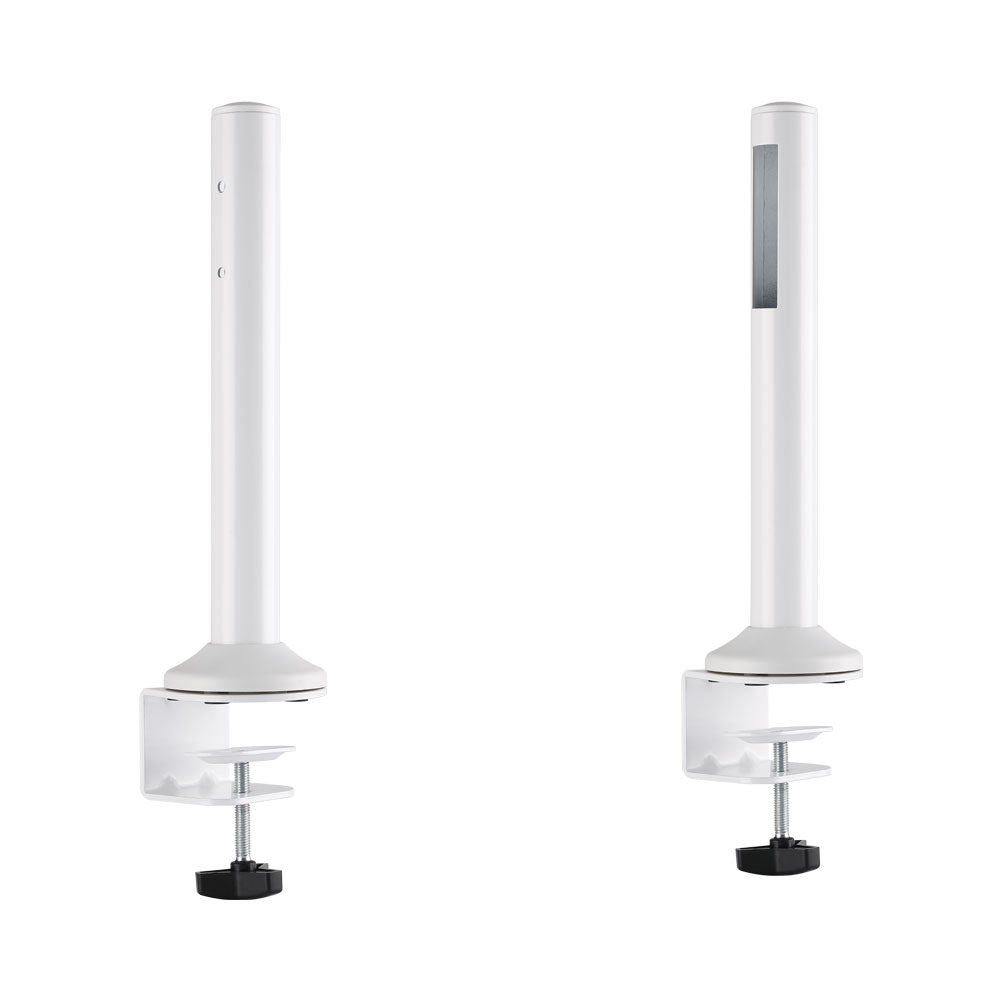 SLATWALL DESK MOUNTING POLE, WHITE UP TO 50KG