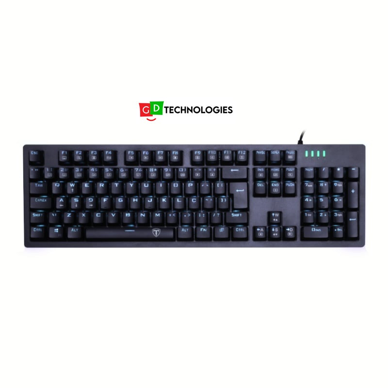 T-Dagger Bermuda Blue-Ice LED Backlit|150cm Cable|104 Key|Mechanical Keyboard