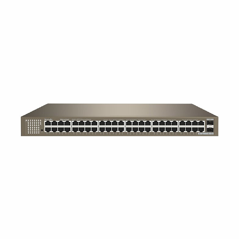 TENDA RACKMOUNT/DESKTOP SWITCH 48 PORT GIGABIT 10/100/1000 +2SFP  (INCLUDES RACK BRACKETS)