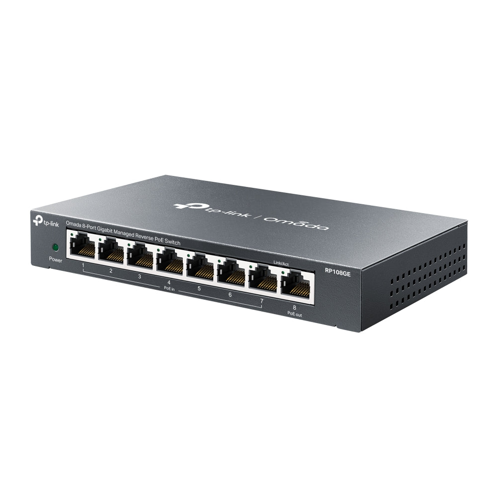 TP-LINK OMADA RP108GE 8-PORT GIGABIT REVERSE POE SWITCH