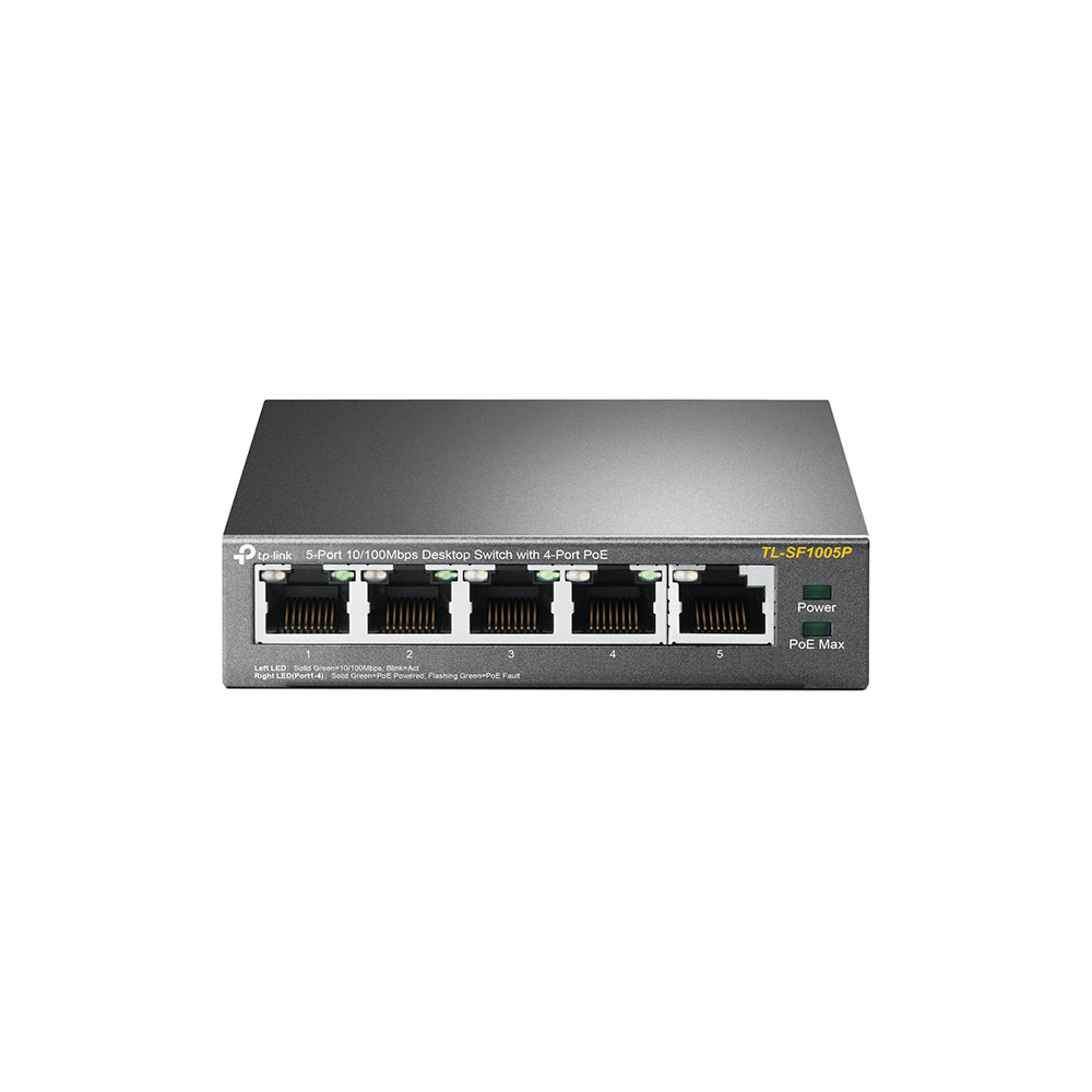 TP-LINK 5-PORT FE 4-PORT POE DESKTOP SWITCH