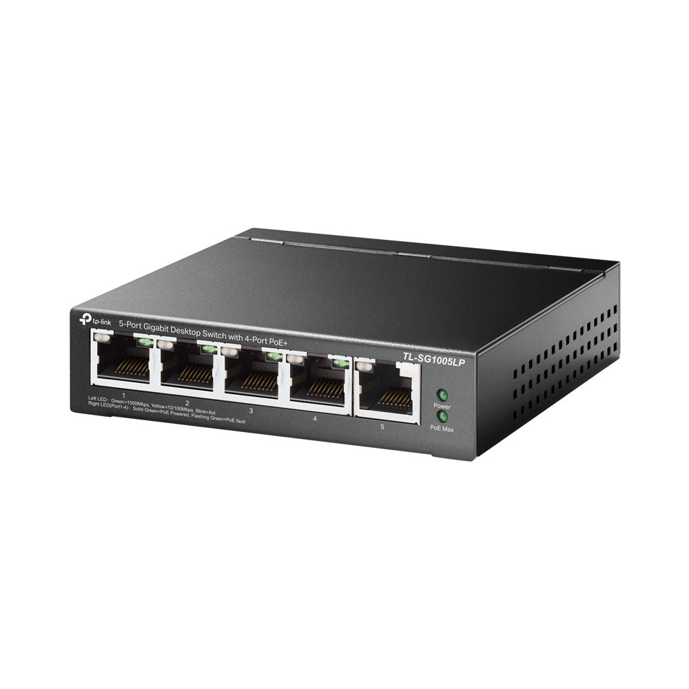 TP-LINK 5-PORT 100M DT SWITCH WITH 4-PORT POE