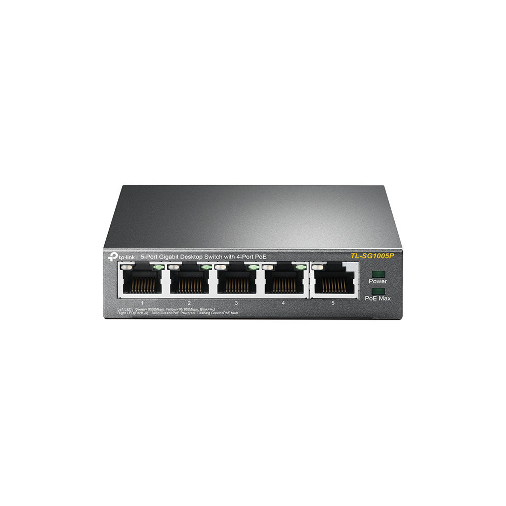 TP-LINK 5-PORT GBE 4-PORT POE DESKTOP SWITCH