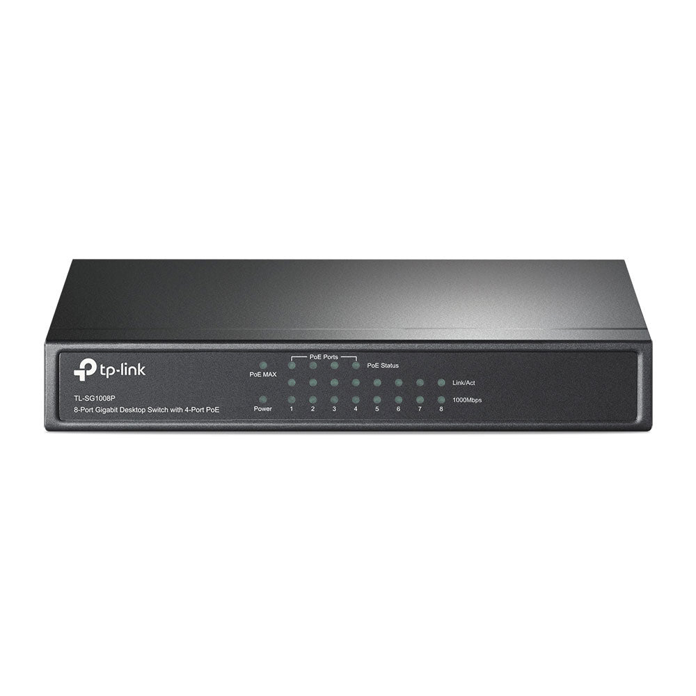 TP-LINK 8-PORT GBE 4-PORT POE DESKTOP SWITCH