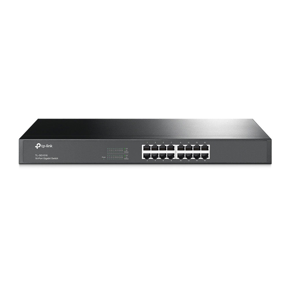 TP-LINK 16-PORT GIGABIT 1U RACKMOUNT SWITCH