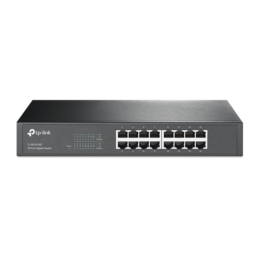 TP-LINK 16-PORT GIGABIT RACKMOUNT SWITCH