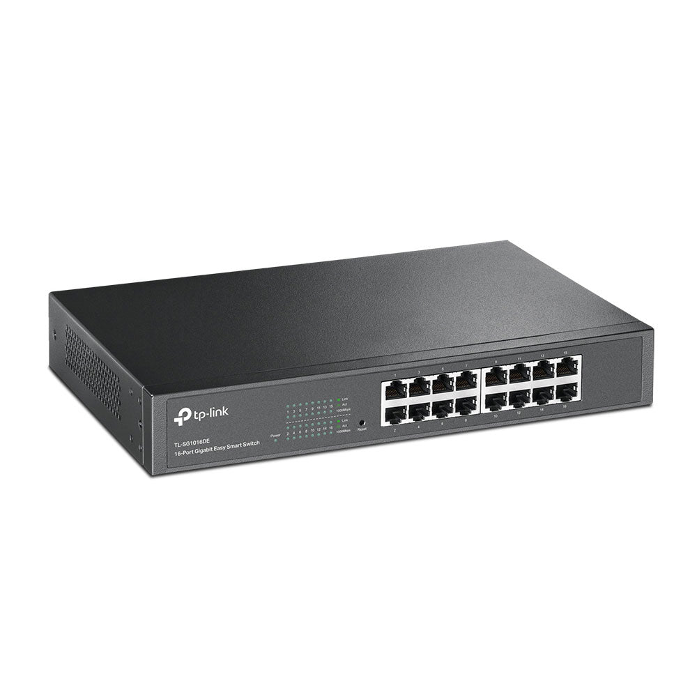 TP-LINK 16-PORT GIGABIT RACKMOUNT SMART SWITCH