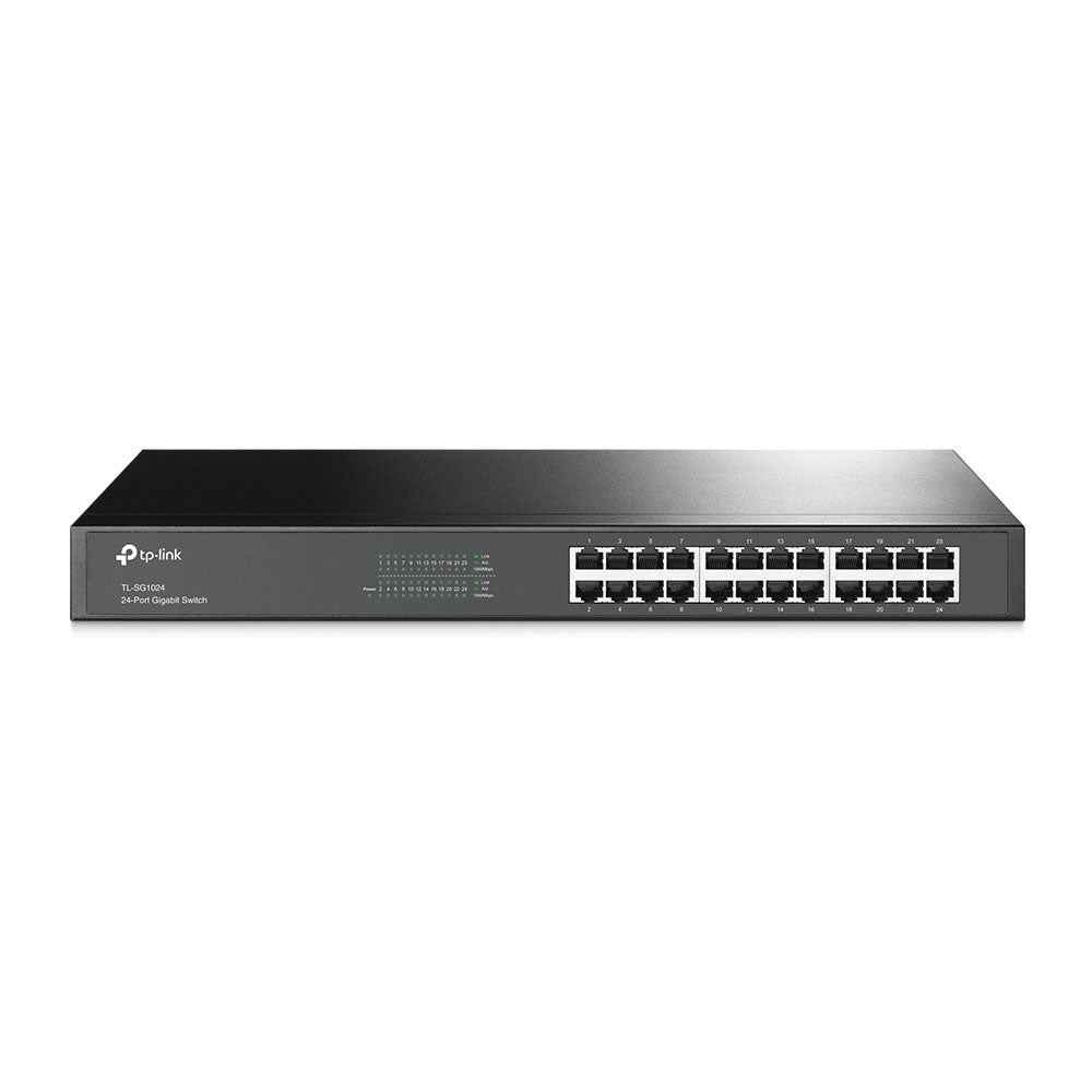 TP-LINK 24-PORT GIGABIT 1U RACKMOUNT SWITCH
