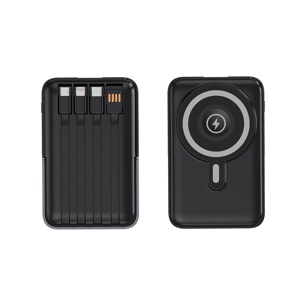 POWER BANK 10000MAH 3IN1 MAGNET W/LESS WATCH CHAR