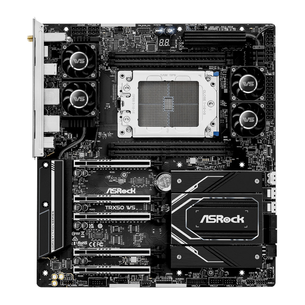 ASRock TRX50 WS AMD TR5 EATX Gaming Motherboard – image 2