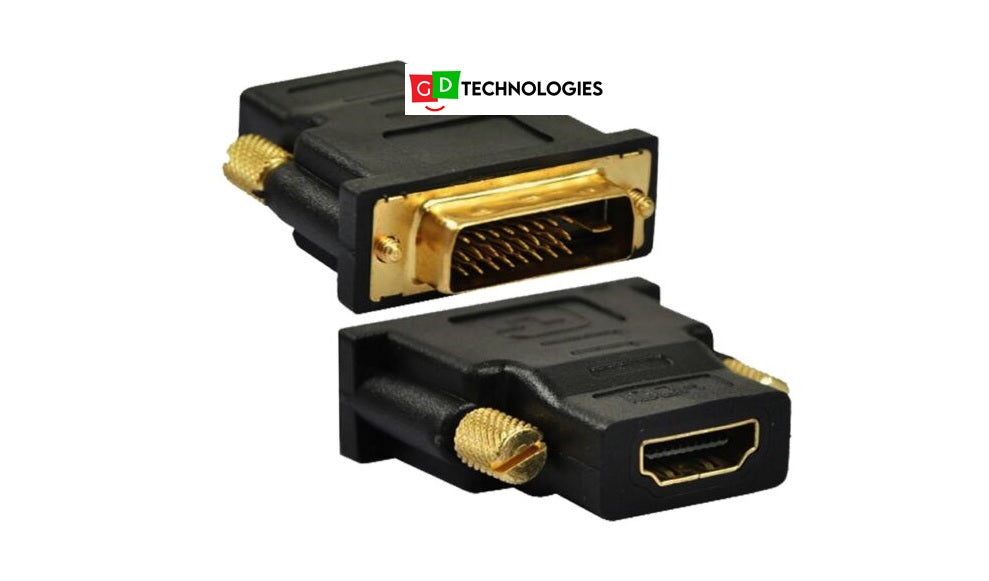 DVI-I Male to HDMI Female Passive Adapter