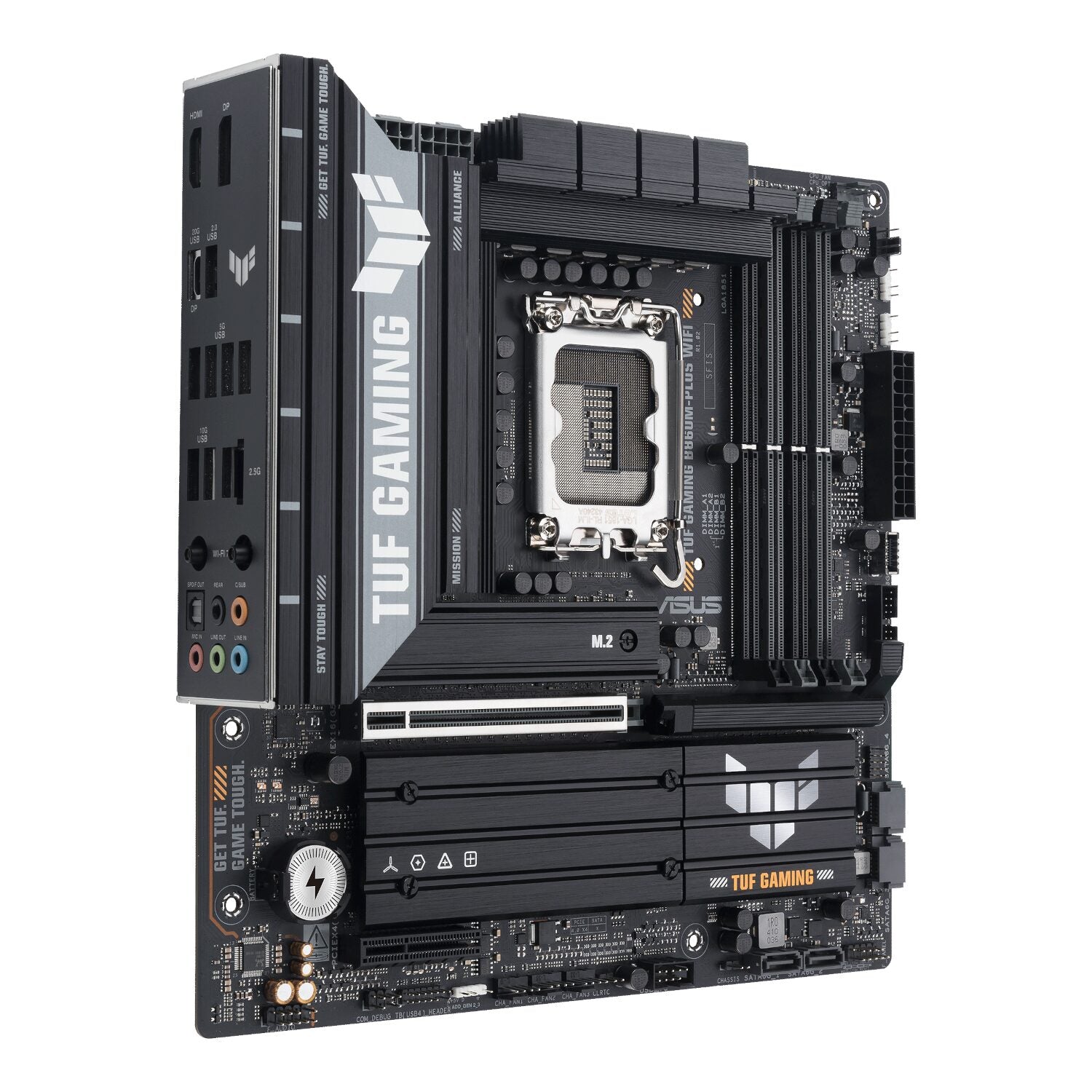 Asus TUF Gaming B860M-Plus Wi-Fi M-ATX Motherboard – Intel LGA1851, DDR5, PCIe 5.0. Wi-Fi 7 – image 4