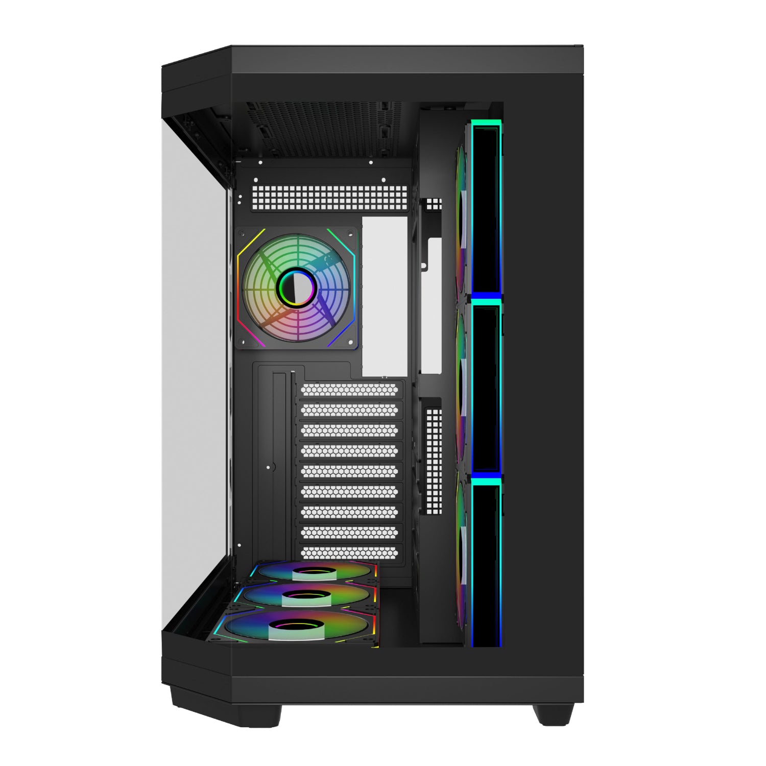 FSP U580 ARGB ATX Ultra Tower Gaming Chassis - Black – image 2