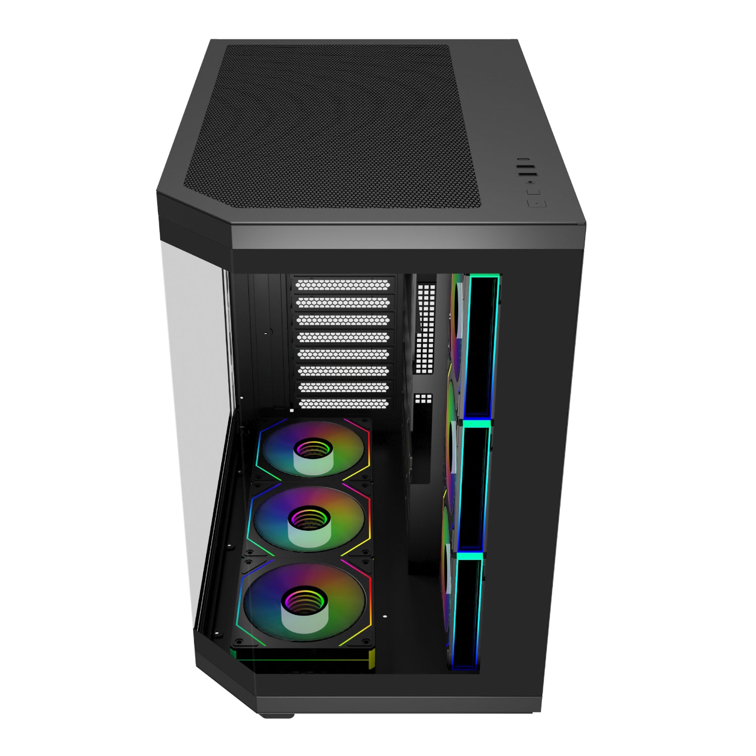 FSP U580 ARGB ATX Ultra Tower Gaming Chassis - Black – image 4