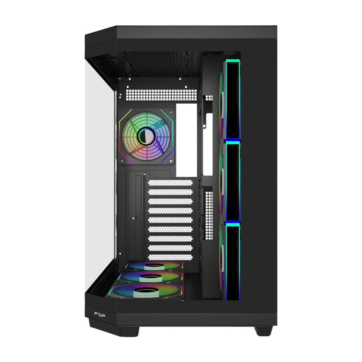 FSP U580 ATX Ultra Tower Gaming Chassis - White – image 3
