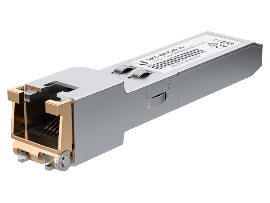 Ubiquiti 1.25G SFP to RJ45 Gigabit Ethernet Module | UACC-CM-RJ45-1G