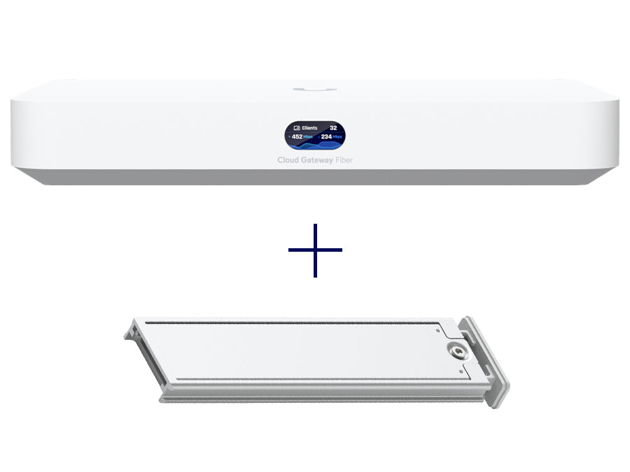 Ubiquiti 10G Multi-WAN UniFi Cloud Gateway Fiber with M.2 SSD Tray | UCG-Fiber & UACC-SSD-Tray