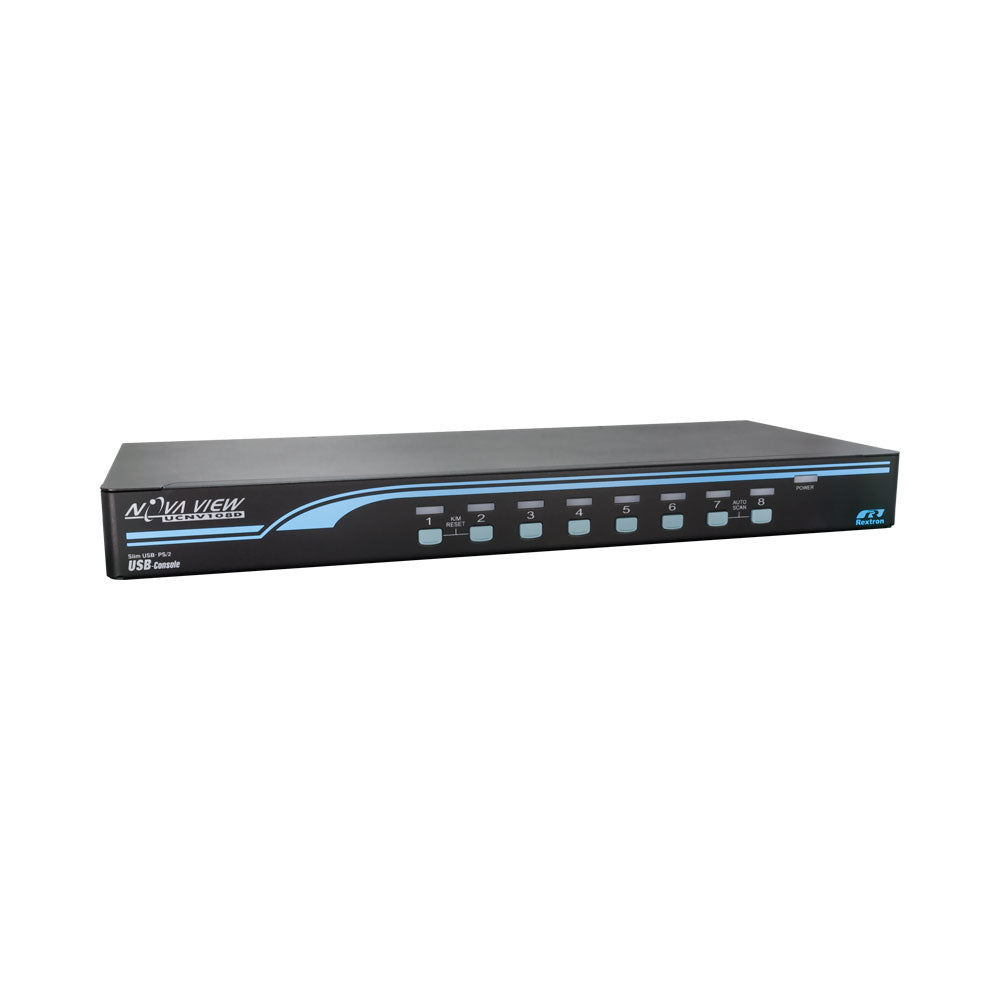 REXTRON 8PORT KVM USB/PS2 CONS,PC SIDE,BRACKET/CAB