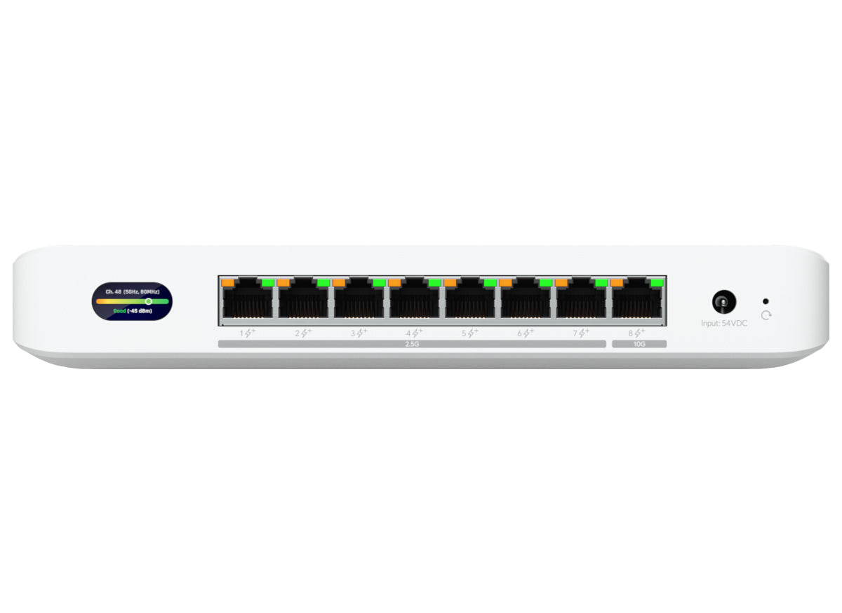 Ubiquiti UniFi Device Bridge WiFi 7 Switch 35W 7x 2.5G PoE 1x 10G PoE
