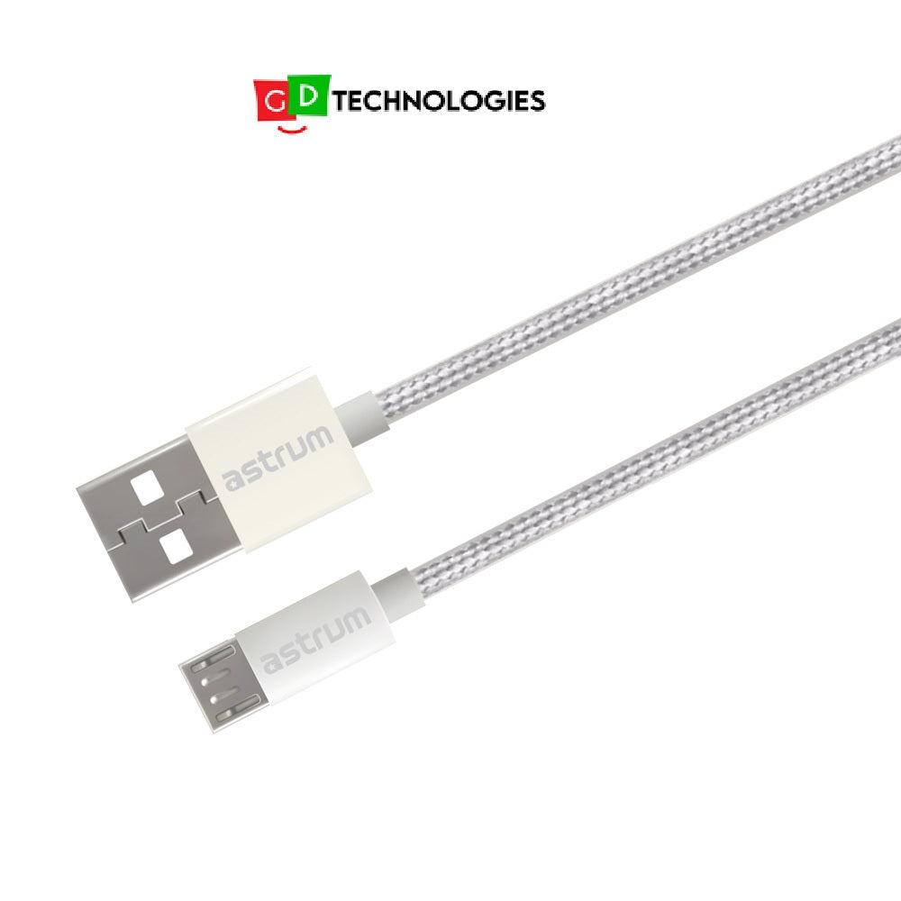 2A USB-A to Micro USB Charge & Sync Braided Cable