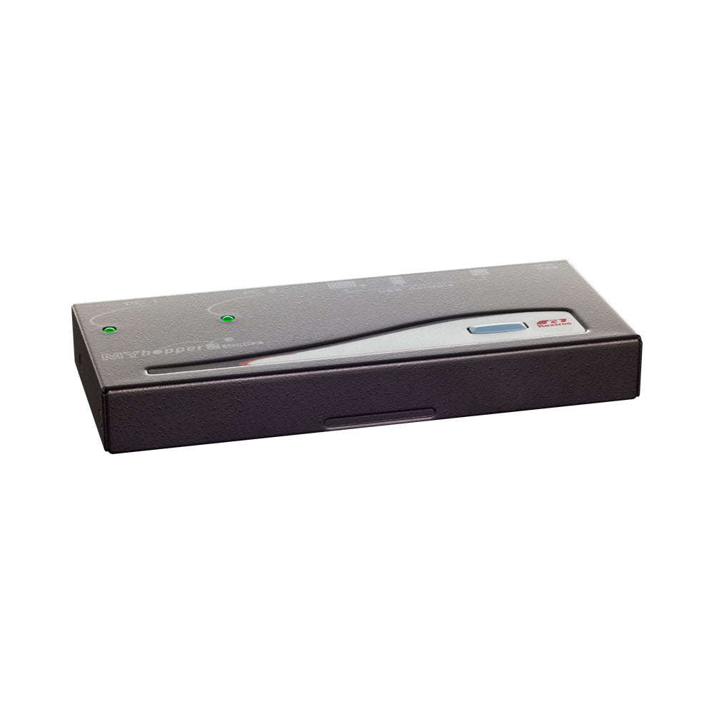 REXTRON UMH2C 2-PORT USB KVM SWITCH WITH VGA/USB CABLES