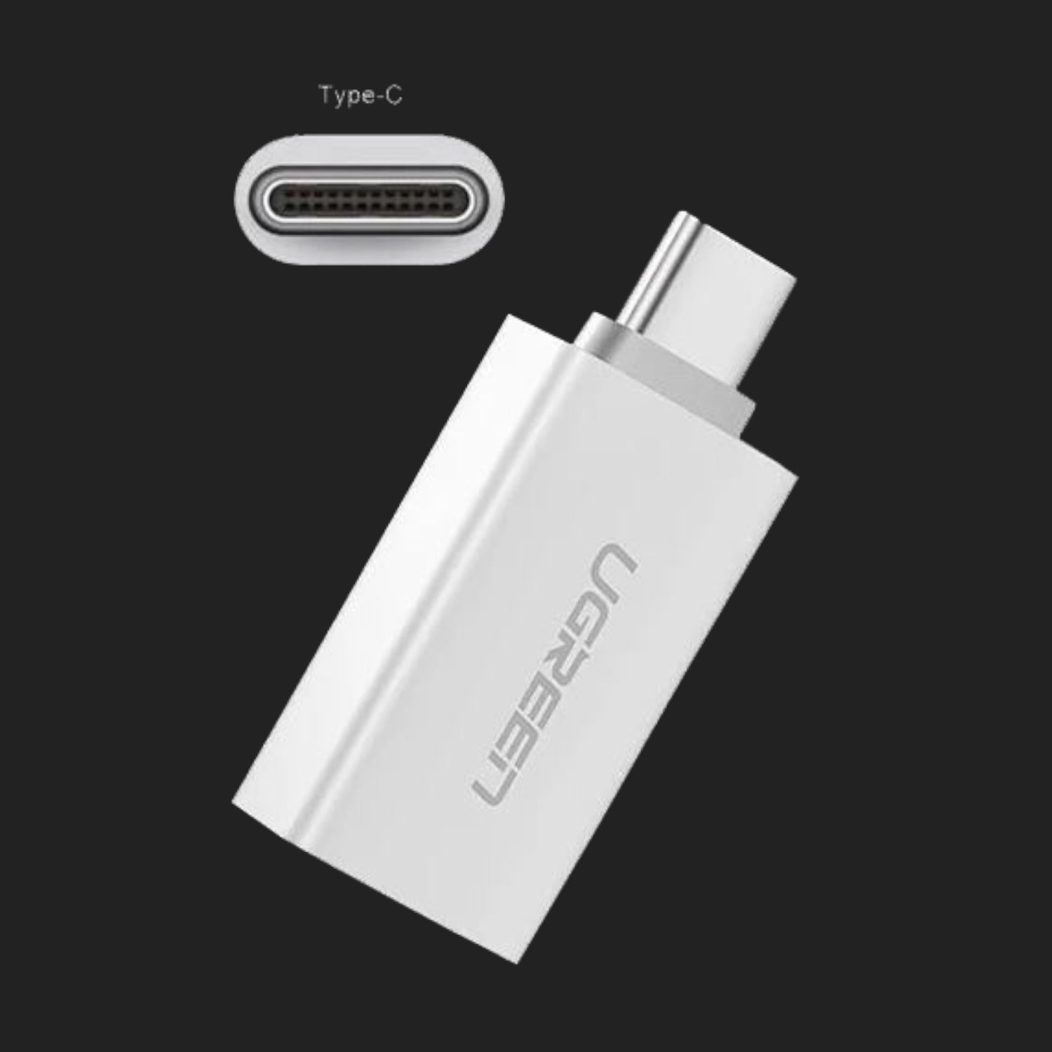 UGREEN US173 USB-A to USB Type-C Adapter - White – image 2