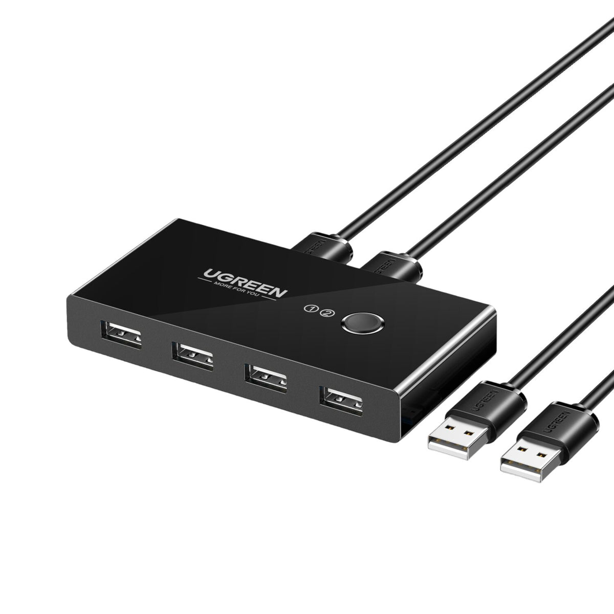 UGREEN USB 3.0 4-Port Switch Box, with 1.5m USB Cables – image 2