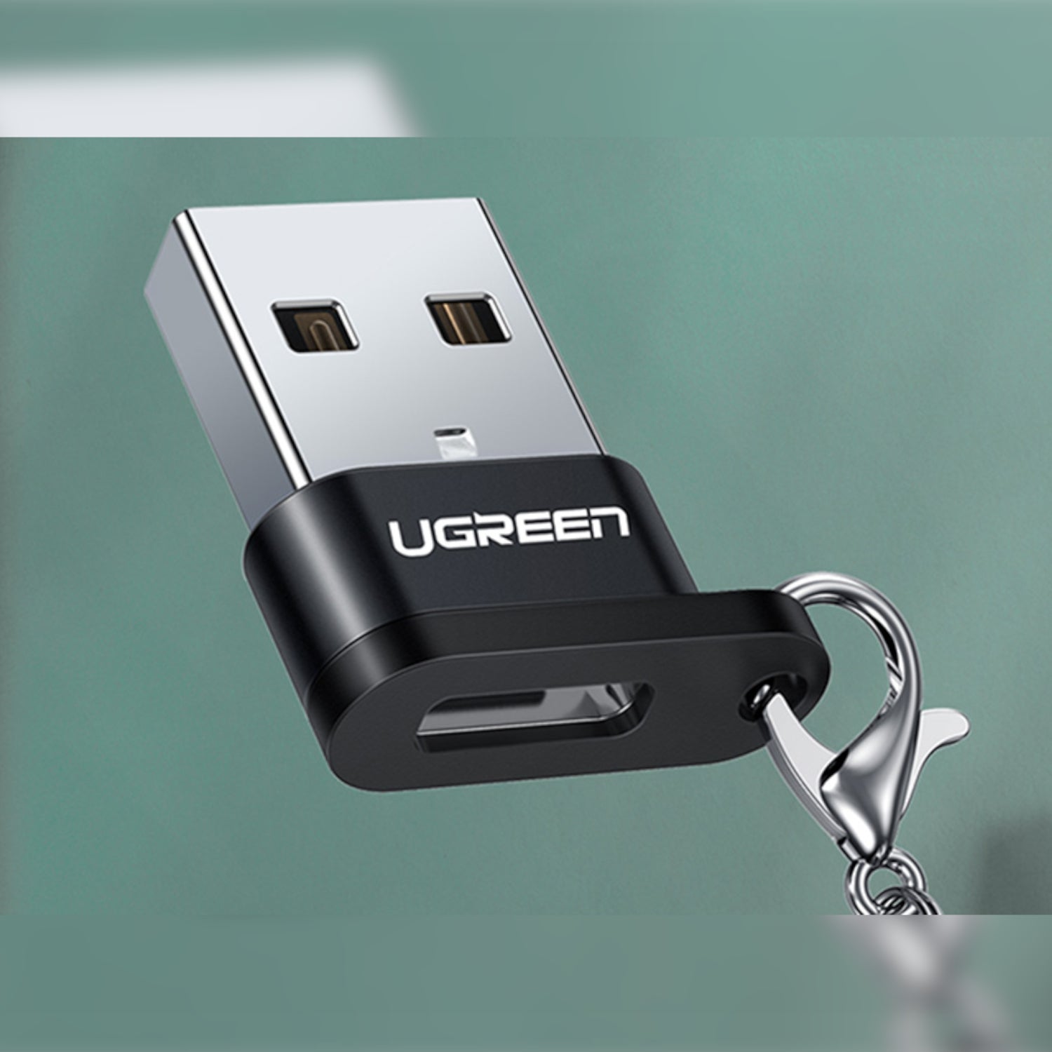 UGREEN USB A Male to USB Type-C Female Adapter (Black) – image 3