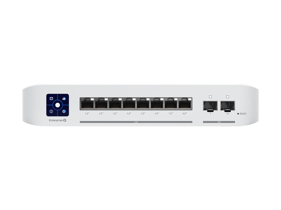 Ubiquiti UniFi Enterprise Switch 8 Port 2.5Gbps PoE 120W | USW-Enterprise-8-PoE