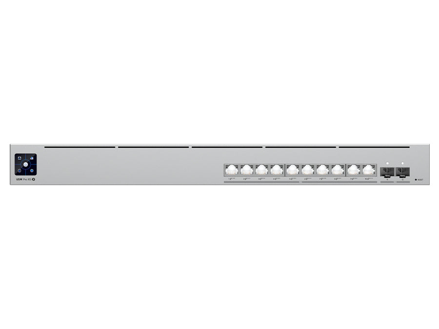 Ubiquiti UniFi Pro XG Switch 10 x 10Gbps PoE+++ 2SFP+ 400W | USW-Pro-XG-10-PoE