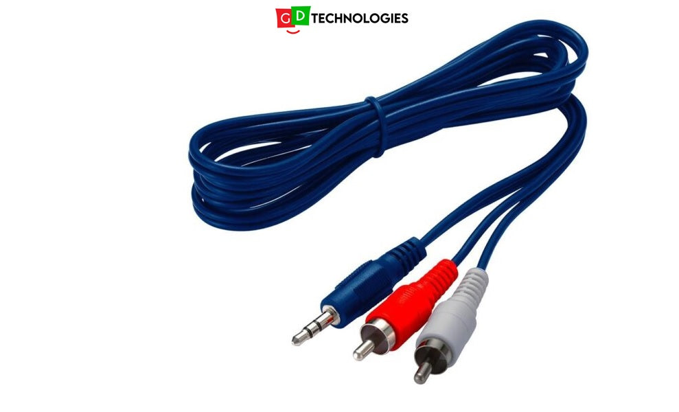 3.5mm Aux Audio Jack Male to Male RCA 3.0m Cable