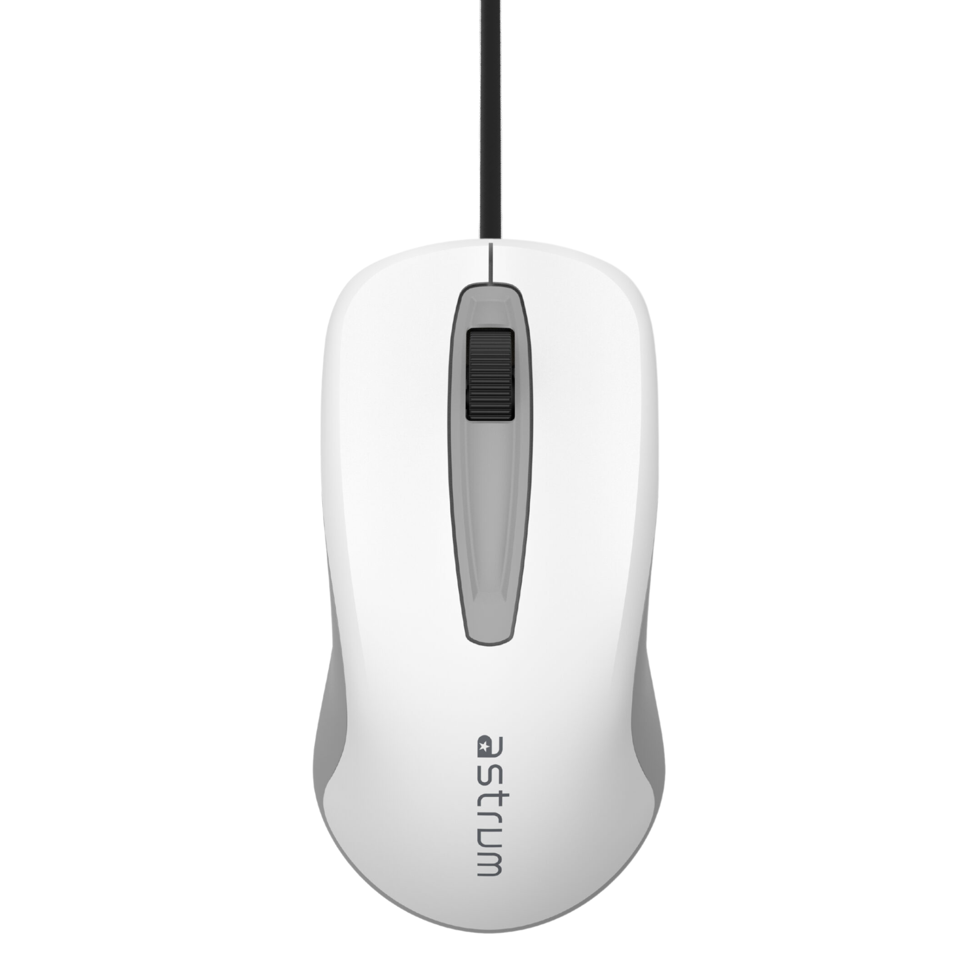 Astrum Elegant Wired USB Mouse Grey/White -  MU120