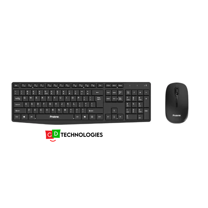 PROLINE WIRELESS KEYBOARD AND MOUSE COMBO