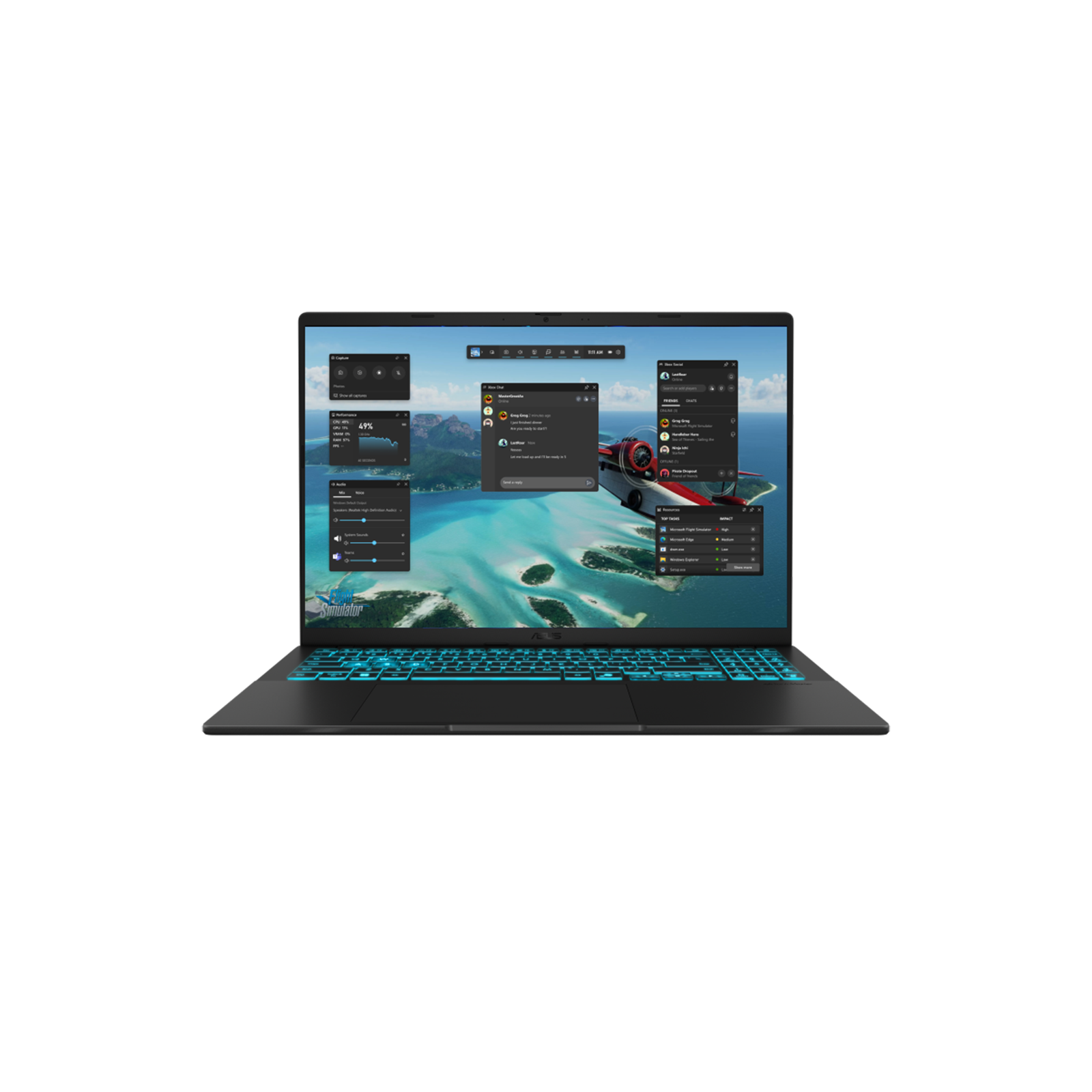 Asus VivoBook RTX  V3607VH 16" Core-i7 16GB 1TB Win 11 Pro Notebook