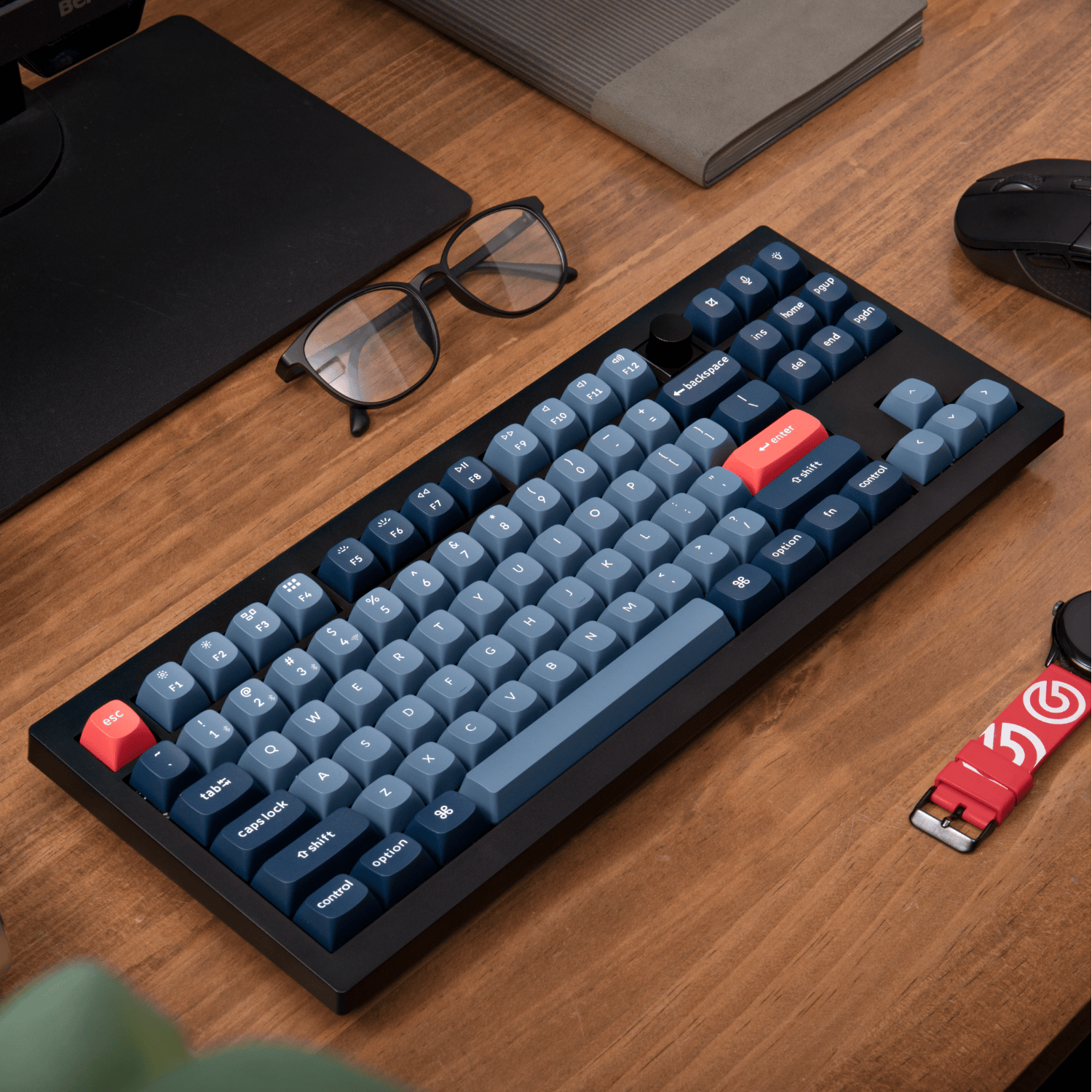 Keychron V3 Max QMK/VIA 80% Wireless Custom Mechanical Keyboard (Brown Switch) – Carbon Black – image 5