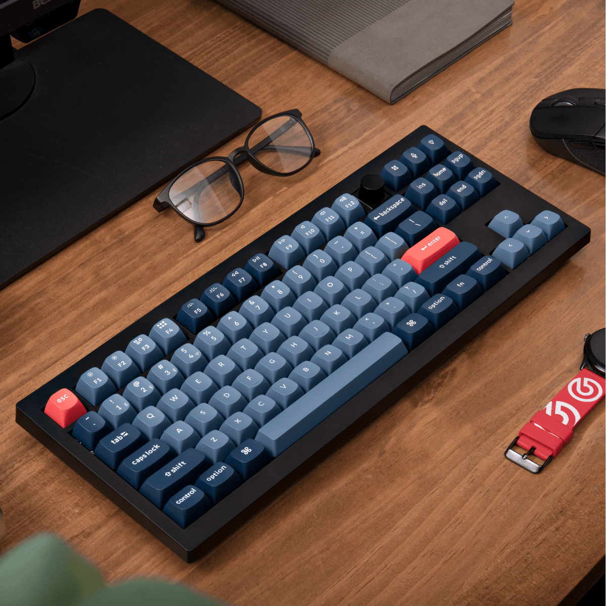 Keychron V3 Max QMK/VIA 80% Wireless Custom Mechanical Keyboard (Brown Switch) – Carbon Black – image 5