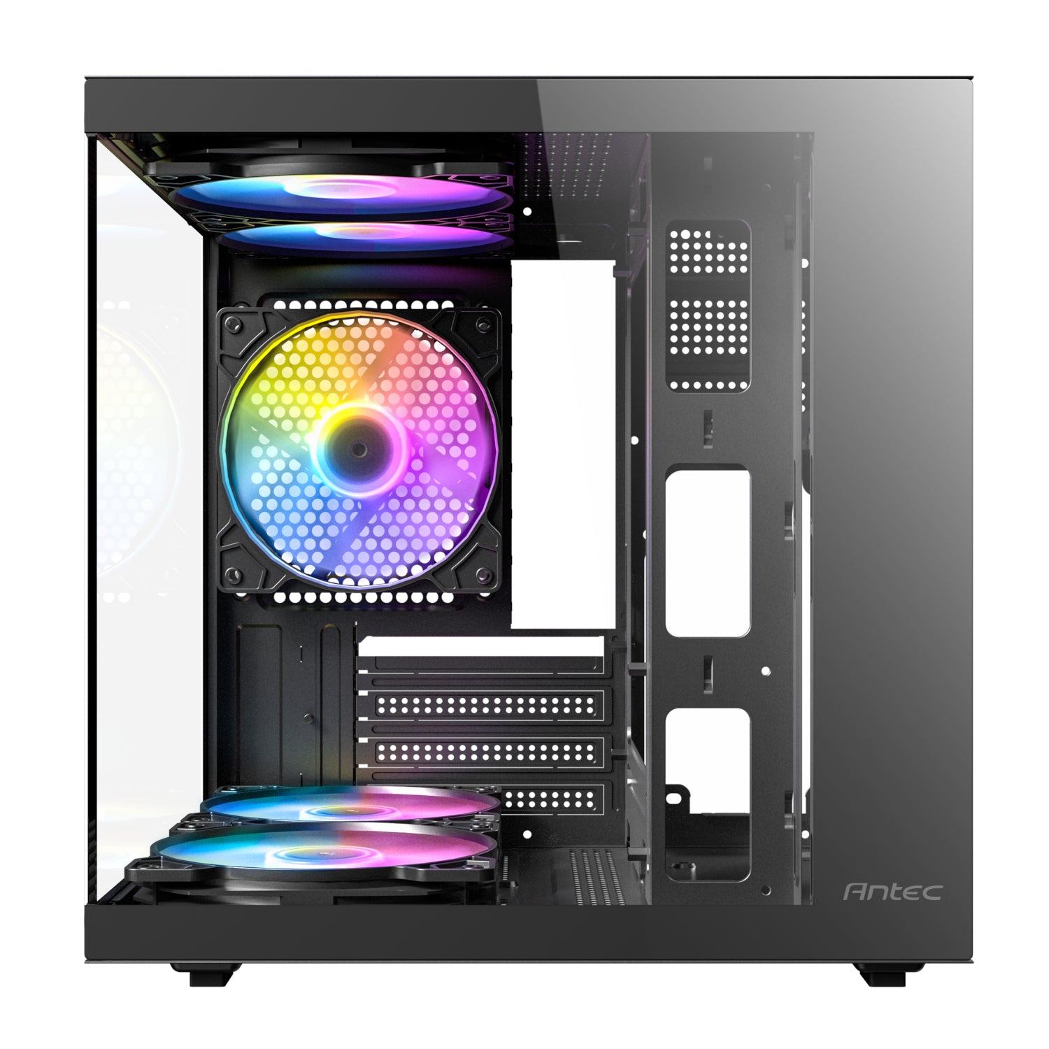 Antec VCX10M ARGB Micro-ATX | ITX Mini-Tower Gaming Chassis - Black – image 2