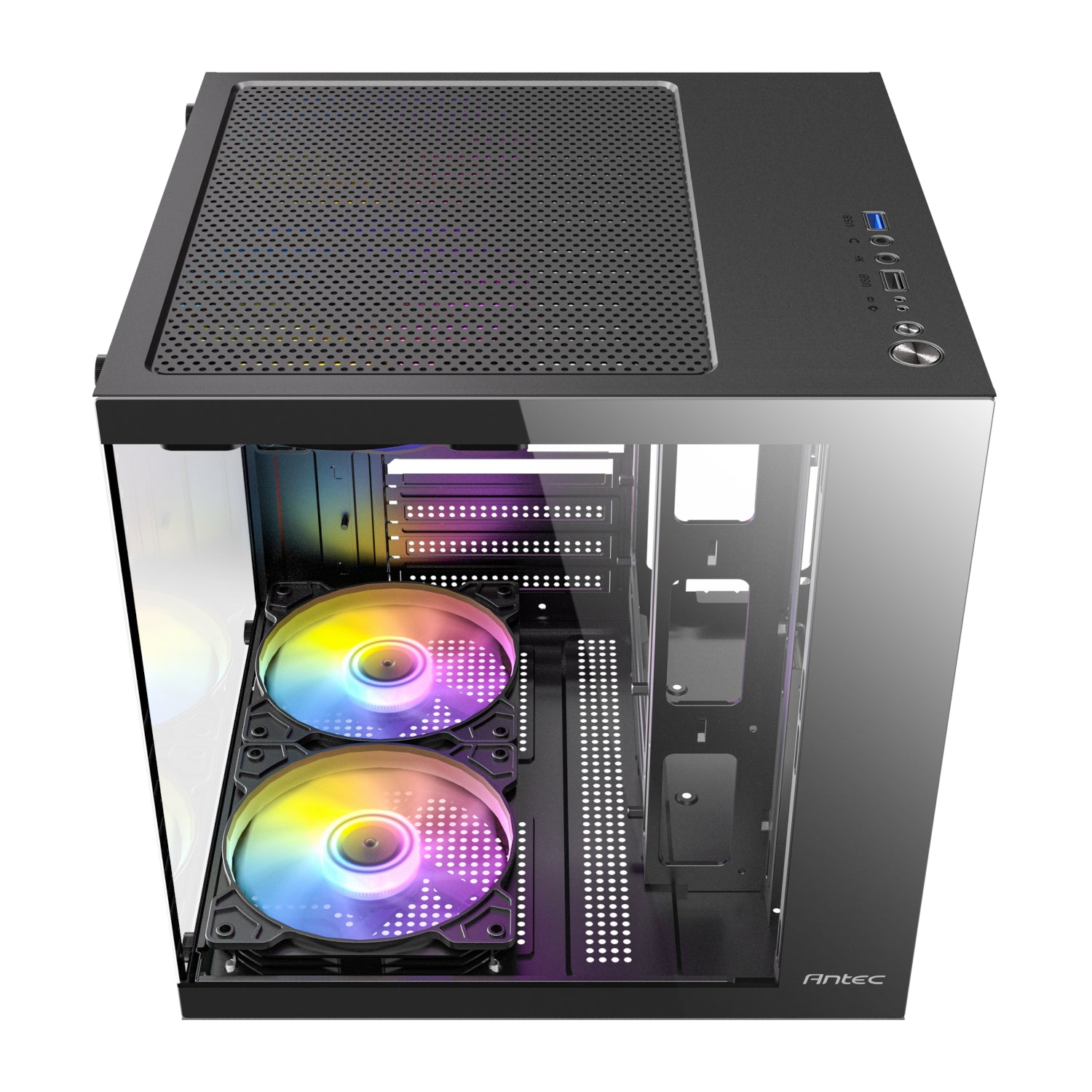 Antec VCX10M ARGB Micro-ATX | ITX Mini-Tower Gaming Chassis - Black – image 4