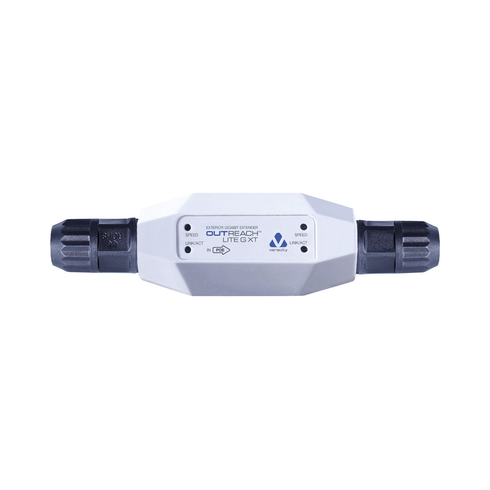 VERACITY OUTREACH LITE GXT VER-VOR-ORL-GXT POE IN, GIGABIT ETHERNET OUT EXTENDER