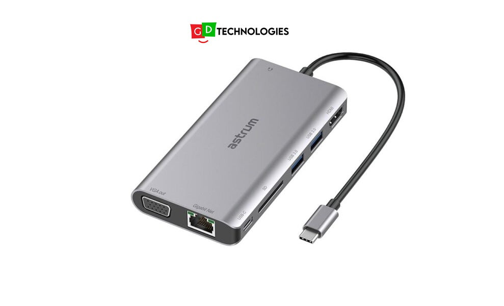 8 in 1 USB-C Universal Docking Station Adapter