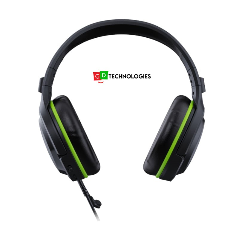 Sparkfox X-Box Series-X|S SF11 Stereo Headset (PS4/PS5|XBOX ONE/S/X) – Black and Green
