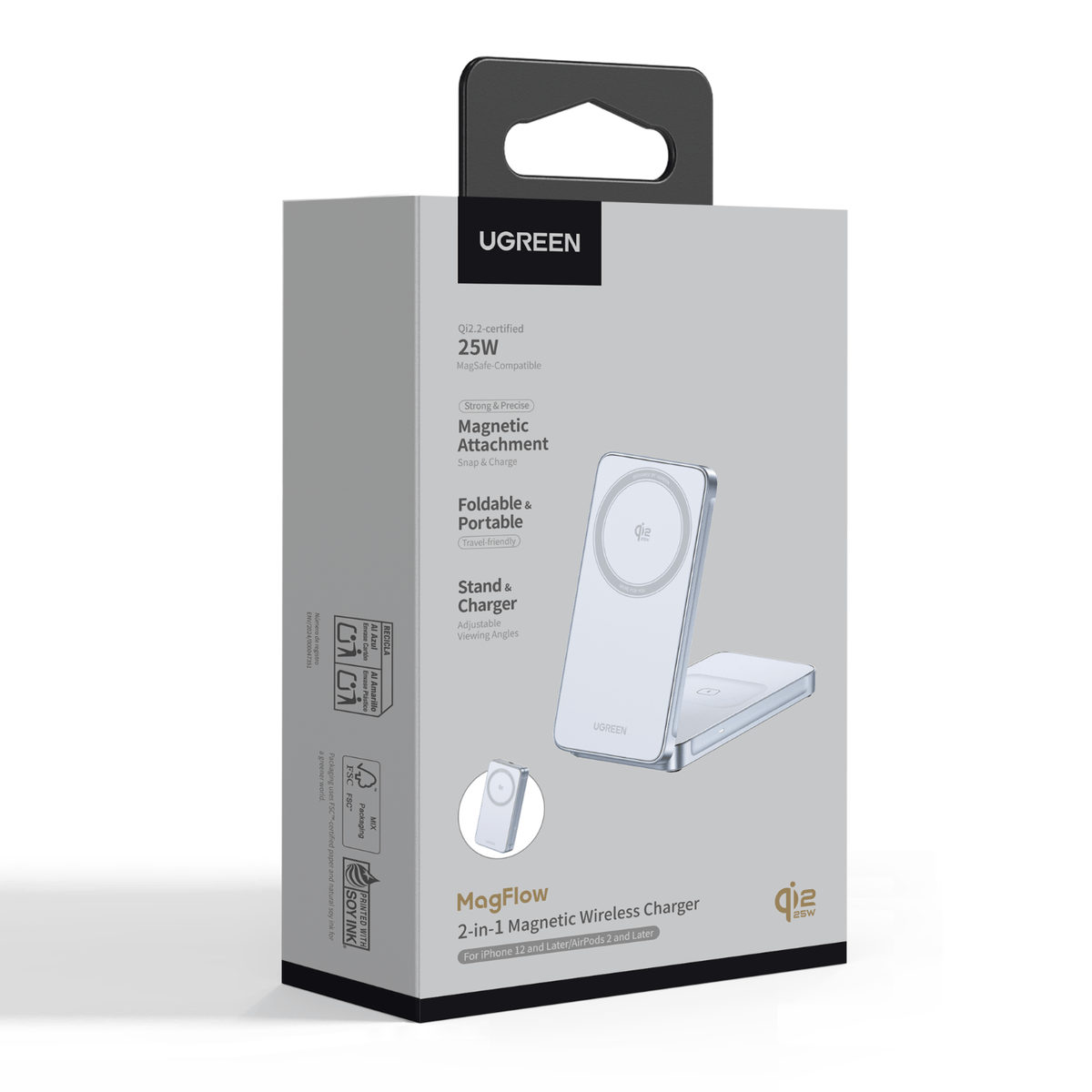 UGreen 25W 2-in-1 Magnetic Wireless Charger – image 7