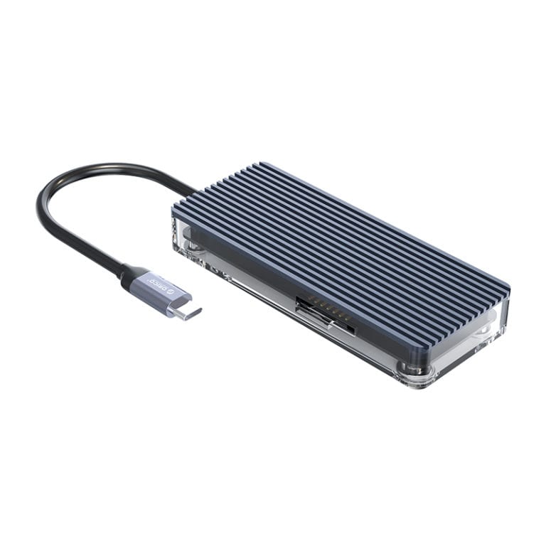 ORICO 6 Port 3 x USB3.0|1 x HDMI|1 x TF|1 x SD Transparent Hub