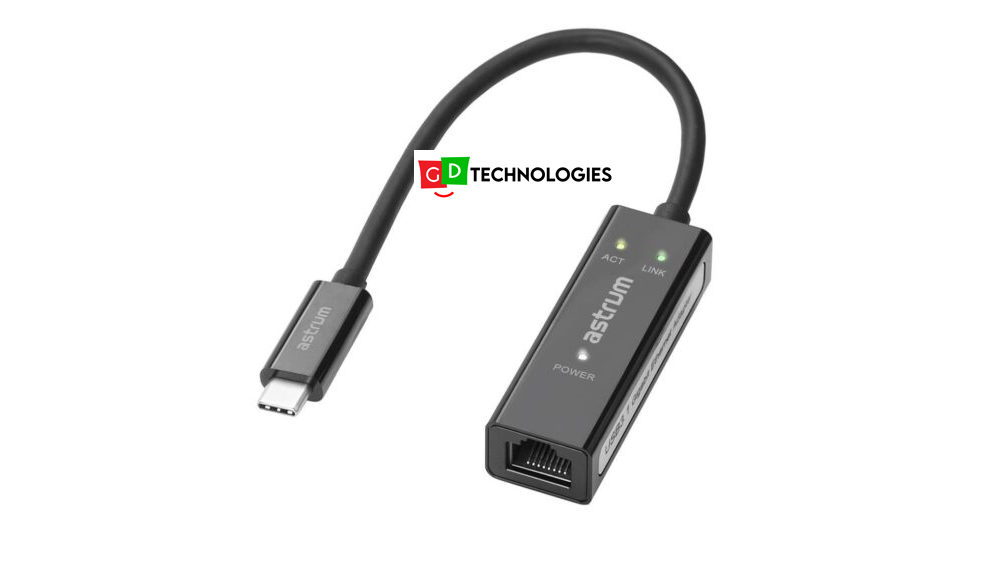 USB-C to Ethernet Gigabit LAN Adapter