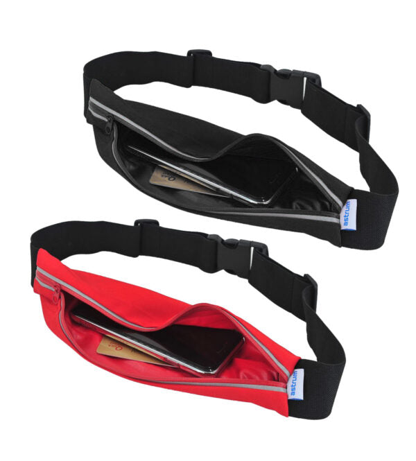 Sports Runner Waist Pouch – Red